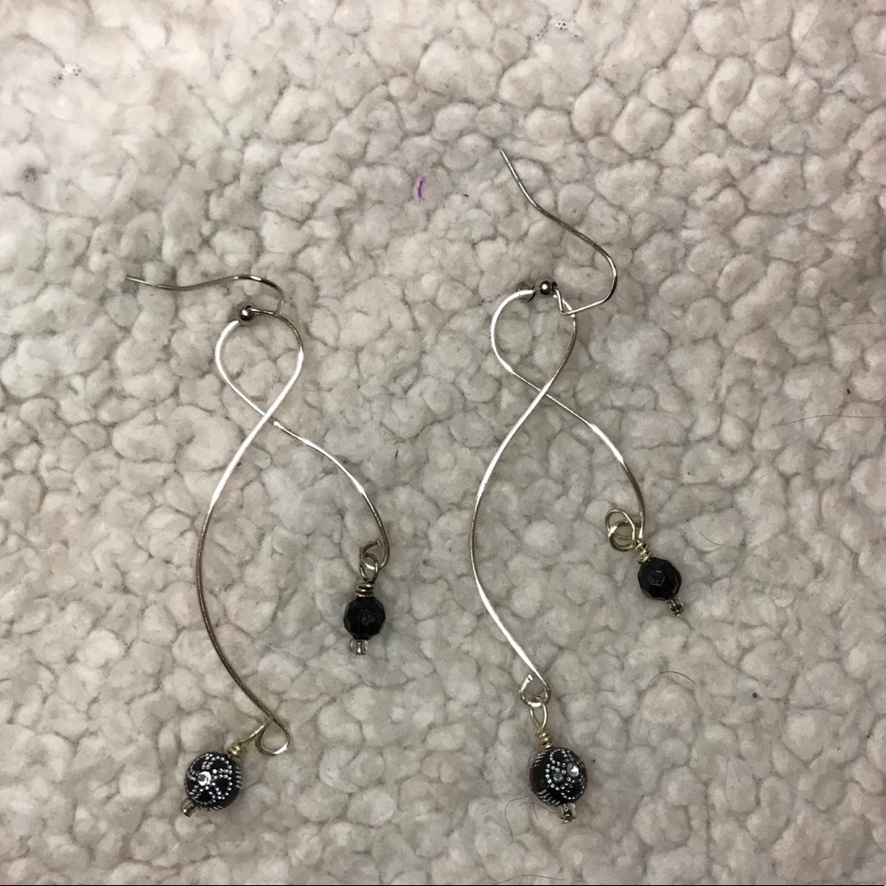 Dainty and delicate dangly earrings
